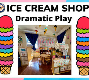 Dramatic Play Ice Cream Shop Posters - Daycare & Preschool