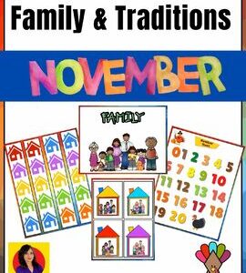 Family & Traditions November Preschool & Daycare Curriculum
