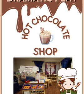 Hot Chocolate Shop Theme Dramatic Play - Posters & Labels for Preschool &