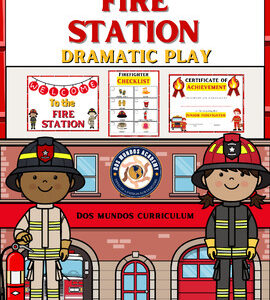 Fire Station Theme Dramatic Play - Posters & Labels for Preschool